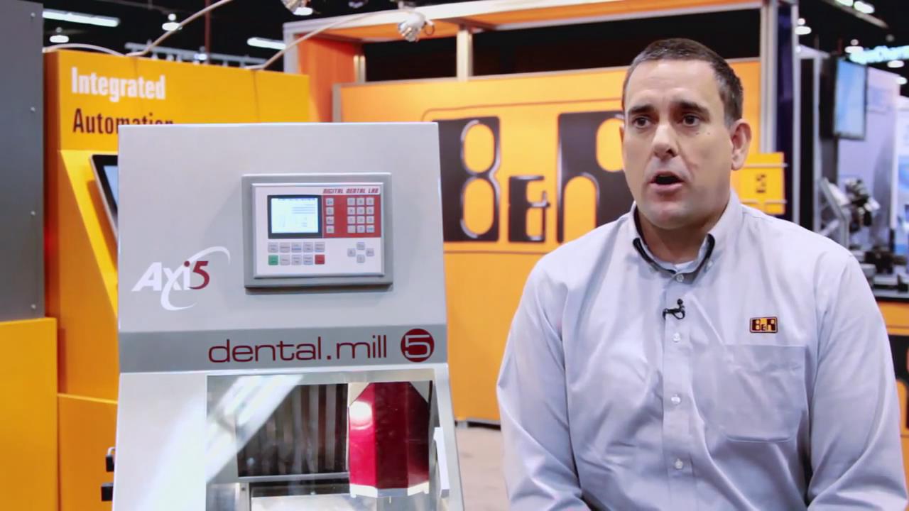Automated by B&R - Servo-smooth stepper motion on Digital Dental Lab dental Milling